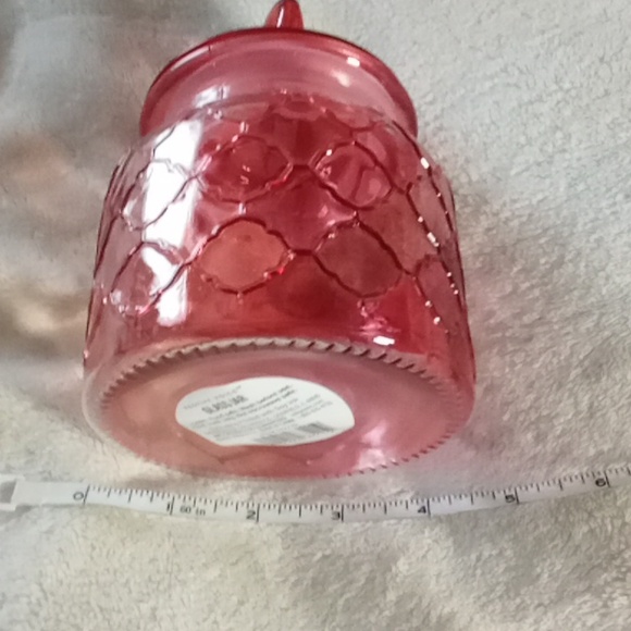 FESTIVE CHOICE HEART DECORATIVE GLASS JAR! BRAND NEW! - Picture 5 of 6